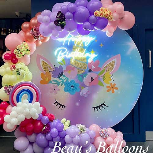 Balloon backdrops
