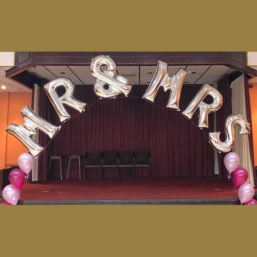 Wedding themed balloons